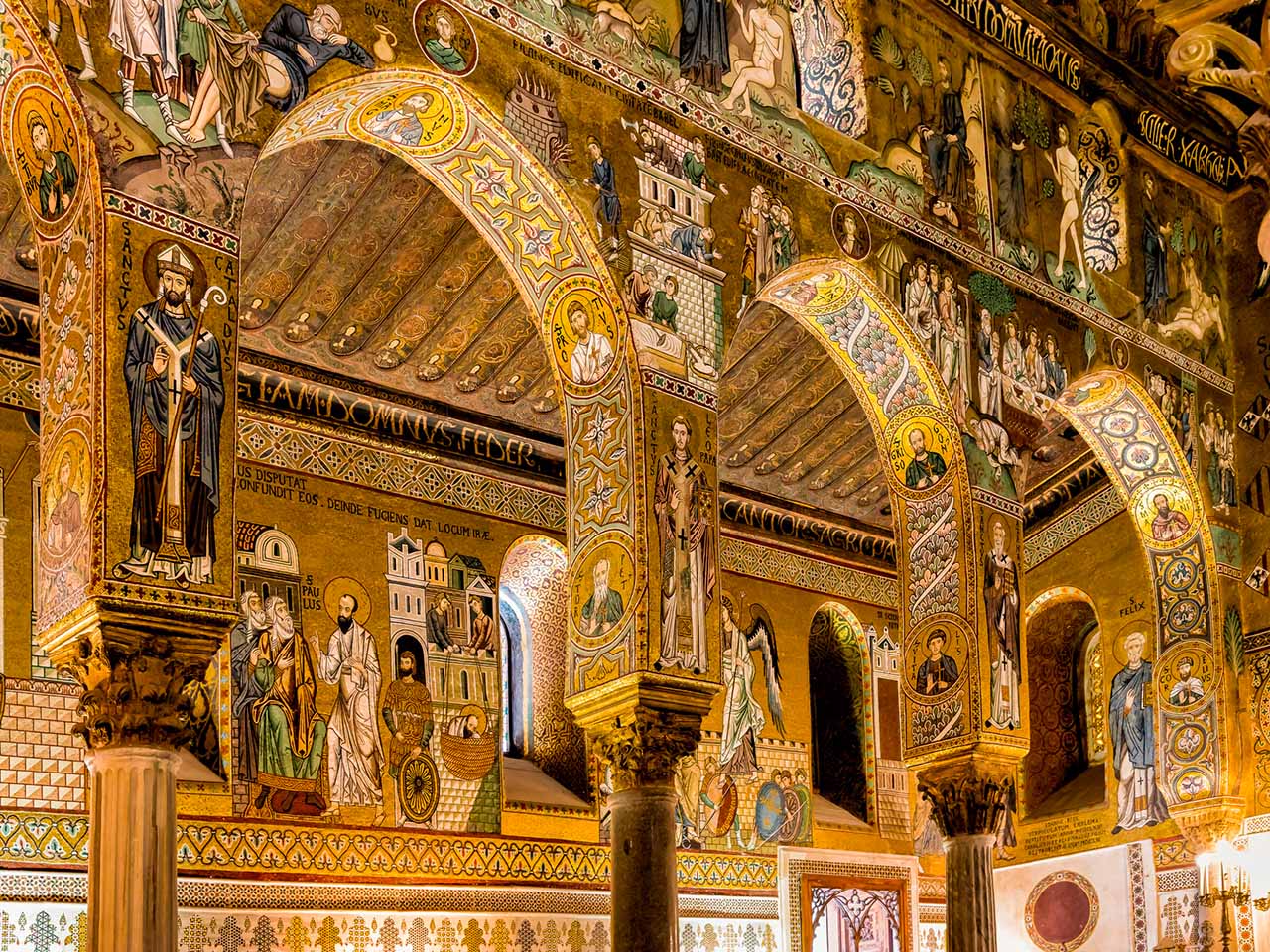 Byzantine mosaics of the Monreale Cathedral