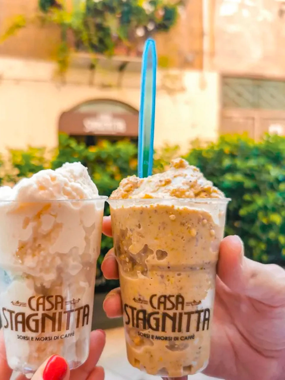granita from Casa Stagnitta, an ancient place in Palermo